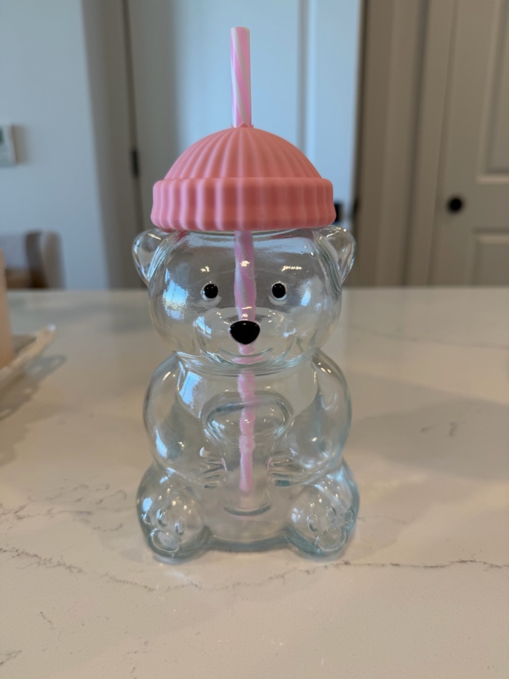Pink Bearista Glass Cup